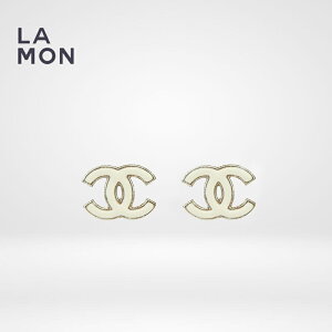 yVizVl sAX CO CHANEL EARRINGS AB8672 RR}[N ^ sAX CO GOLD/WHITE S[h/zCgn