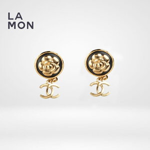 yVizVl sAX CO CHANEL EARRINGS AB8977 RR}[N ^ U[ sAX CO GOLD/BLACK S[h/ubNn