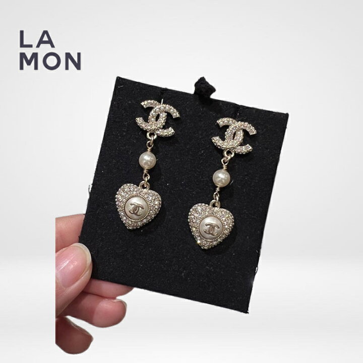 楽天市場】【新品】シャネル ピアス CHANEL EARRINGS AB9397 ココ 
