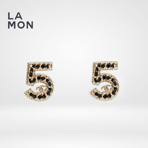 yVizVl sAX CHANEL EARRINGS ABA340 RR}[N ^ XgX U[ sAX GOLD/BLACK S[h/ubNn