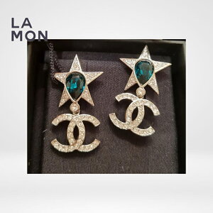 yVizVl sAX CO CHANEL EARRINGS ABA383 RR}[N ^ XgX  X^[ sAX CO GOLD/GREEN S[h/O[n