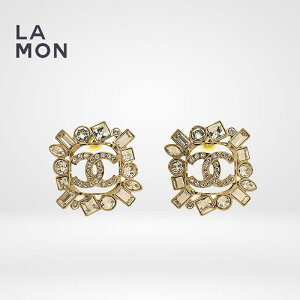 yVizVl sAX CO CHANEL EARRINGS ABA187 RR}[N ^ XgX sAX CO GOLD S[hn