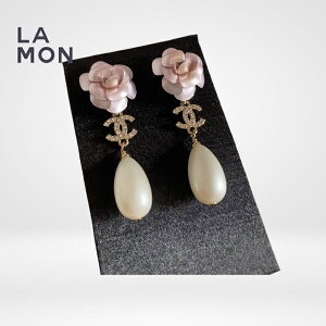 yVizVl sAX CO CHANEL EARRINGS ABA022 RR}[N ^ p[ XgX U[ sAX CO GOLD/WHITE S[h/zCgn