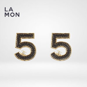 yVizVl sAX CO CHANEL EARRINGS ABA836 RR}[N ^ sAX CO GOLD/BLACK S[h/ubNn