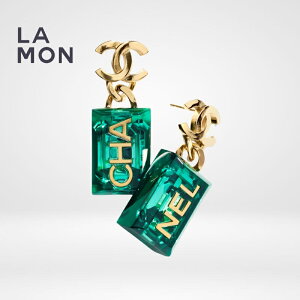 yVizVl sAX CO CHANEL EARRINGS ABA452 RR}[N ^ W sAX CO GOLD/GREEN S[h/O[n