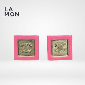 【新品】シャネル ピアス CHANEL EARRINGS ABC377 ココマーク メタル ピアス GOLD/PINK ゴールド/ピンク系