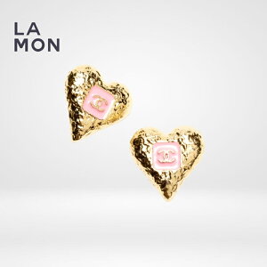 yVizVl sAX CO CHANEL EARRINGS ABC242 RR}[N ^ W sAX CO GOLD/PINK S[h/sNn