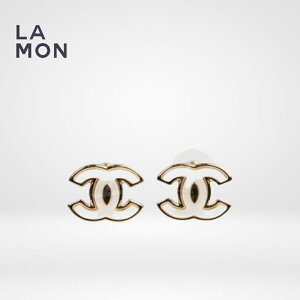 yVizVl sAX CO CHANEL EARRINGS ABC281 RR}[N ^ W sAX CO GOLD/WHITE S[h/zCgn