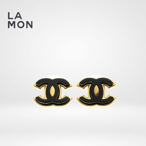 yVizVl sAX CO CHANEL EARRINGS ABC281 RR}[N ^ W sAX CO GOLD/BLACK S[h/ubNn