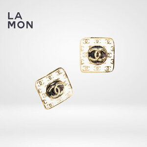 yVizVl sAX CO CHANEL EARRINGS ABC692 RR}[N ^ sAX CO GOLD/WHITE S[h/zCgn