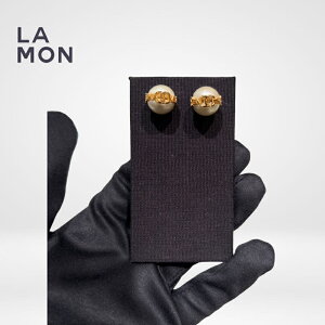 yVizVl sAX CO CHANEL EARRINGS ABB595 RR}[N ^ RX`[ p[ sAX CO GOLD/WHITE S[h/zCgn