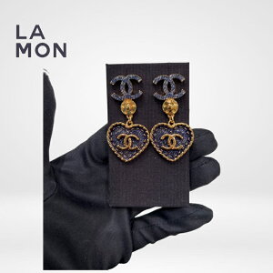 yVizVl sAX CO CHANEL EARRINGS ABC738 RR}[N ^ n[g sAX CO GOLD/NAVY S[h/l[r[n