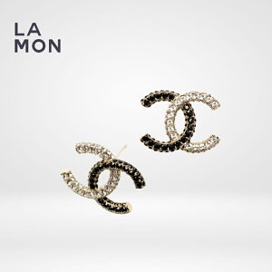 yVizVl sAX CO CHANEL EARRINGS ABB909 RR}[N ^ XgX sAX CO GOLD/BLACK S[h/ubNn