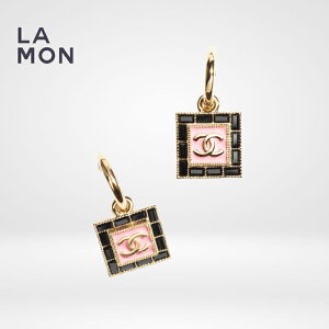 yVizVl sAX CO CHANEL EARRINGS ABD163 RR}[N ^ W sAX CO GOLD/PINK/BLACK S[h/sN/ubNn