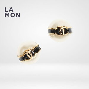 yVizVl sAX CO CHANEL EARRINGS ABD270 RR}[N ^ W sAX CO GOLD/WHITE S[h/zCgn