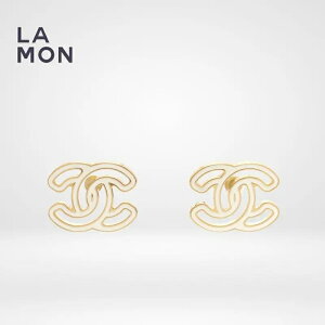 yVizVl sAX CO CHANEL EARRINGS ABE103 RR}[N ^ sAX CO GOLD/WHITE S[h/zCgn