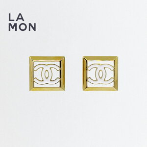 yVizVl sAX CO CHANEL EARRINGS ABD872 RR}[N ^ sAX CO GOLD/WHITE S[h/zCgn