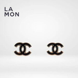 yVizVl sAX CO CHANEL EARRINGS ABE423 RR}[N ^ sAX CO GOLD/BLACK S[h/ubNn