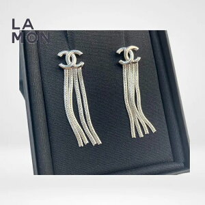 yVizVl sAX CO CHANEL EARRINGS ABE244 RR}[N ^ sAX CO SILVER Vo[n