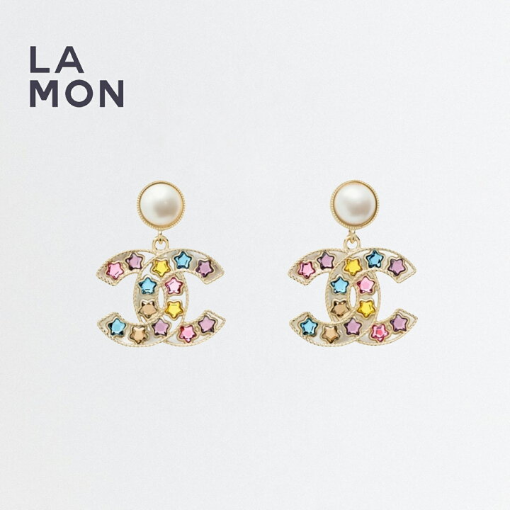楽天市場】【新品】シャネル ピアス CHANEL EARRING ABF197 ココマーク 