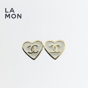 yVizVl sAX CHANEL EARRING ABF315 RR}[N ^ n[g sAX GOLD/WHITE S[h/zCgn