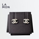 【新品】シャネル ピアス CHANEL EARRING ABE100 ココマーク メタル ストラス ピアス SILVER シルバー系