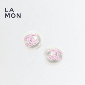 【新品】シャネル ピアス CHANEL EARRING ABF364 ココマーク メタル レジン ピアス WHITE/PINK ホワイト/ピンク系