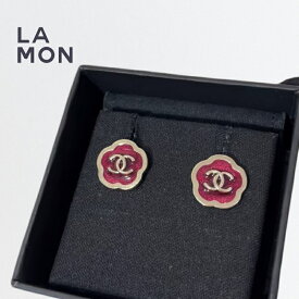 【新品】シャネル ピアス CHANEL EARRING ABF928 ココマーク メタル ピアス GOLD/PINK ゴールド/ピンク系