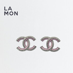 yVizVl sAX CHANEL EARRING ABG410 RR}[N ^ XgX sAX GOLD/PINK S[h/sNn