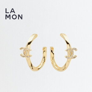 �y�V�i�z�V���l�� �s�A�X CHANEL EARRING ABG697 �R�R�}�[�N ���^�� �X�g���X �s�A�X GOLD �S�[���h�n