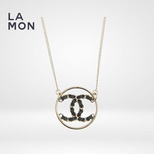 yVizVl lbNX CHANEL NECKLACE AB0559 RR}[N ^ U[ lbNX GOLD/BLACK S[h/ubNn