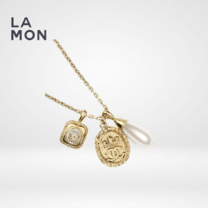 yVizVl lbNX CHANEL NECKLACE AB6642 RR}[N ^ XgX RX`[ p[ lbNX GOLD S[hn