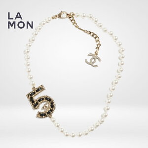 yVizVl lbNX CHANEL NECKLACE ABA169 RR}[N ^ XgX U[ RX`[ p[ lbNX GOLD/BLACK S[h/ubNn