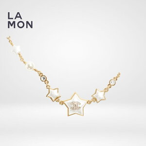 yVizVl lbNX CHANEL NECKLACE ABC430 RR}[N ^ XgX RX`[ p[ X^[ lbNX GOLD S[hn