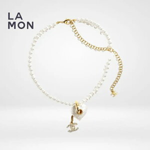 yVizVl lbNX CHANEL NECKLACE ABD082 RR}[N ^ XgX RX`[ p[ lbNX GOLD/WHITE S[h/zCgn