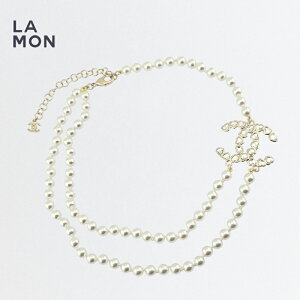 �y�V�i�z�V���l�� �l�b�N���X CHANEL NECKLACE ABG256 �R�R�}�[�N ���^�� �R�X�`���[�� �p�[�� �X�g���X �l�b�N���X GOLD �S�[���h�n