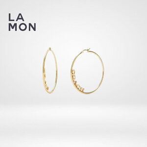 R[` sAX COACH C9111 Medium Hoop Earrings t[v sAX GOLD S[hn