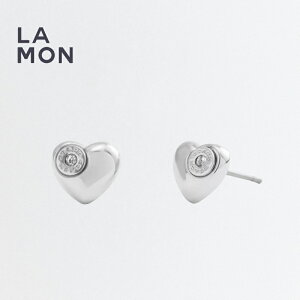 R[` sAX COACH CBW18 Open Circle Heart Stud Earrings n[g sAX SILVER Vo[n