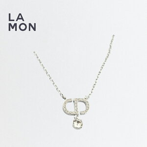 yVizfBI[ lbNX DIOR Petit CD Necklace ^ W NX^ lbNX SILVER Vo[n