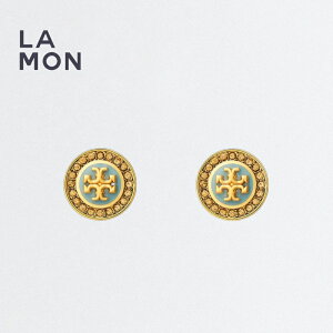�g���[�o�[�` �s�A�X TORY BURCH 143759 400 KIRA PAV? ENAMEL CIRCLE-STUD EARRING �s�A�X MULTI-COLOR �}���`�J���[