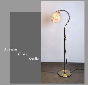 fc-580a-frit-violet-smokedgreen-no4�@�t���A�����v�@�t���A���C�g�@Azzurro Glass Studio�@���h��