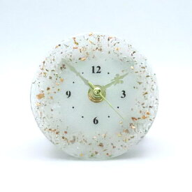 ベネチアングラス ベネチアンガラス 置き時計 置時計　ヴェネチアングラス　ゴールド