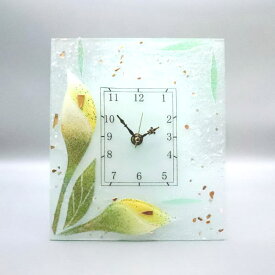 置き時計　掛け時計　ベネチアングラス　ベネチアンガラス おしゃれ　お祝い　ヴェネチアンガラス　置き掛け兼用時計