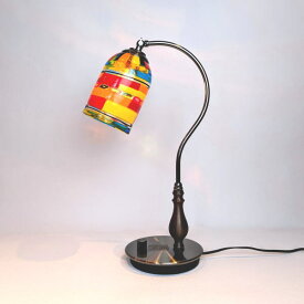 ベネチアングラスランプ 照明　テーブルランプ　卓上ランプ　イタリア製 fc-570ay-fm09