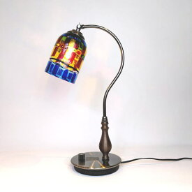 ベネチアングラスランプ 照明　テーブルランプ　卓上ランプ　イタリア製 fc-570ay-fm11