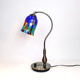 ベネチアングラスランプ 照明　テーブルランプ　卓上ランプ　イタリア製 fc-570ay-fm17