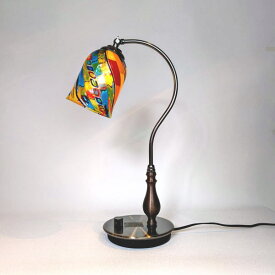 ベネチアングラスランプ 照明　テーブルランプ　卓上ランプ　イタリア製 fc-570ay-fm18