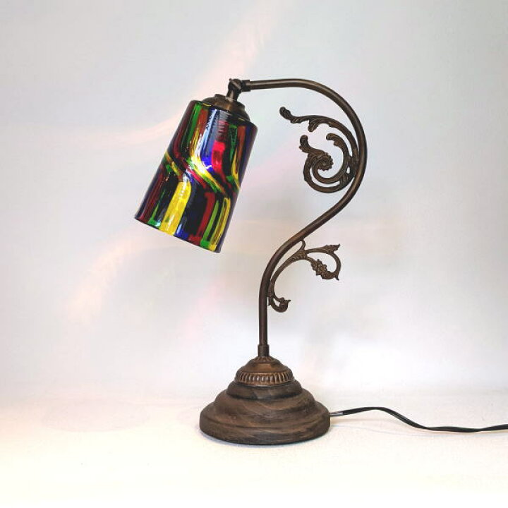 楽天市場】ベネチアングラスランプ 照明 テーブルランプ 卓上ランプ  