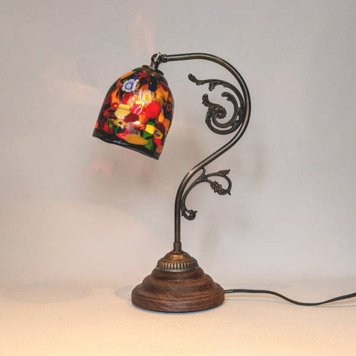 楽天市場】ベネチアングラスランプ 照明 テーブルランプ 卓上ランプ  