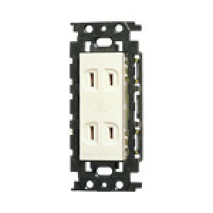 �p�i�\�j�b�N�@WN1302-4K�@�@�t���J���[�����≏�_�u���R���Z���g�@�@15A125V�@�@[WN13024K]